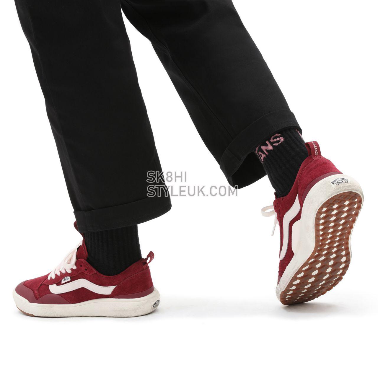 Vans Suede UltraRange Exo Se Red Classic Mens Womens - (Suede) pomegranate VN0A4UWMA2H Shoes