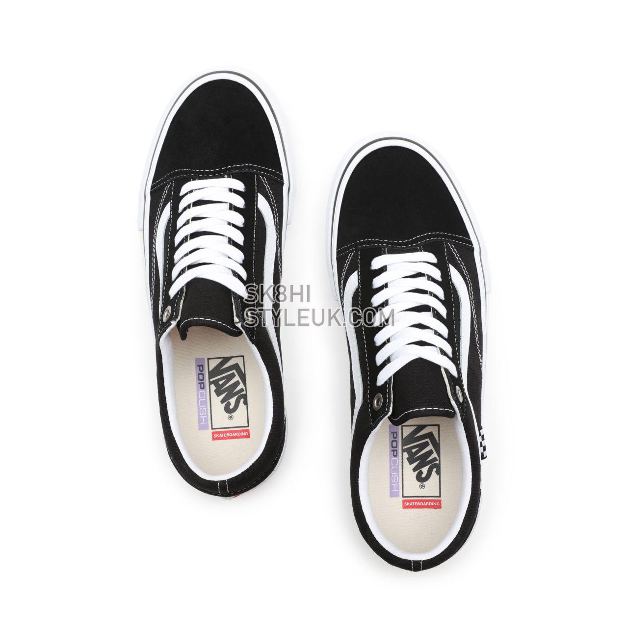 Vans Skate Old Skool Black Classic Mens Womens - Black/White VN0A5FCBY28 Shoes