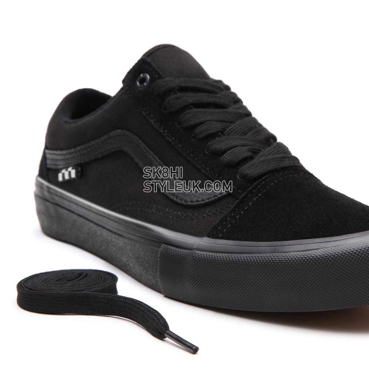 Vans Skate Old Skool Black Classic Mens Womens - Black/Black VN0A5FCBBKA Shoes