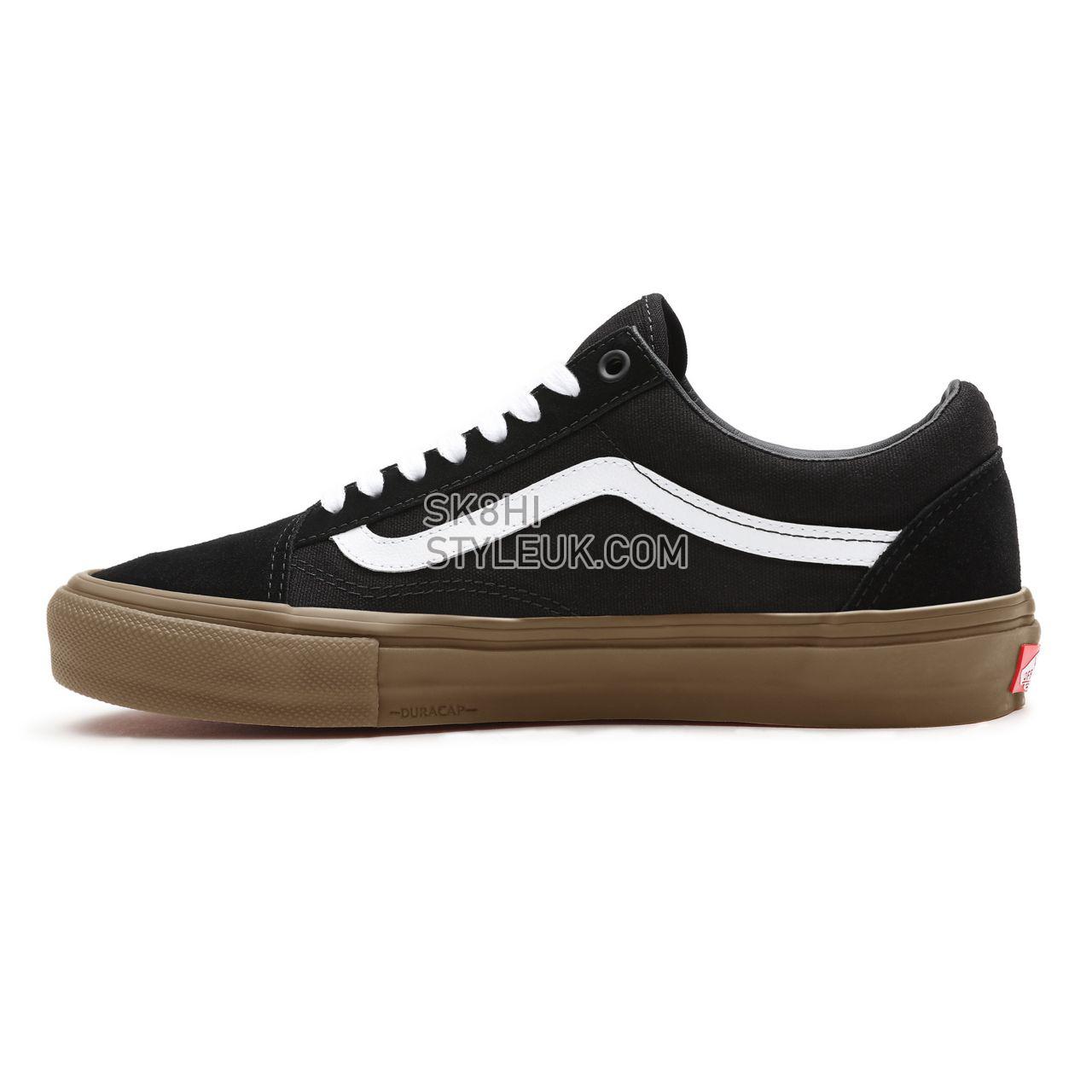 Vans Skate Old Skool Black Classic Mens Womens - Black/Gum VN0A5FCBB9M Shoes