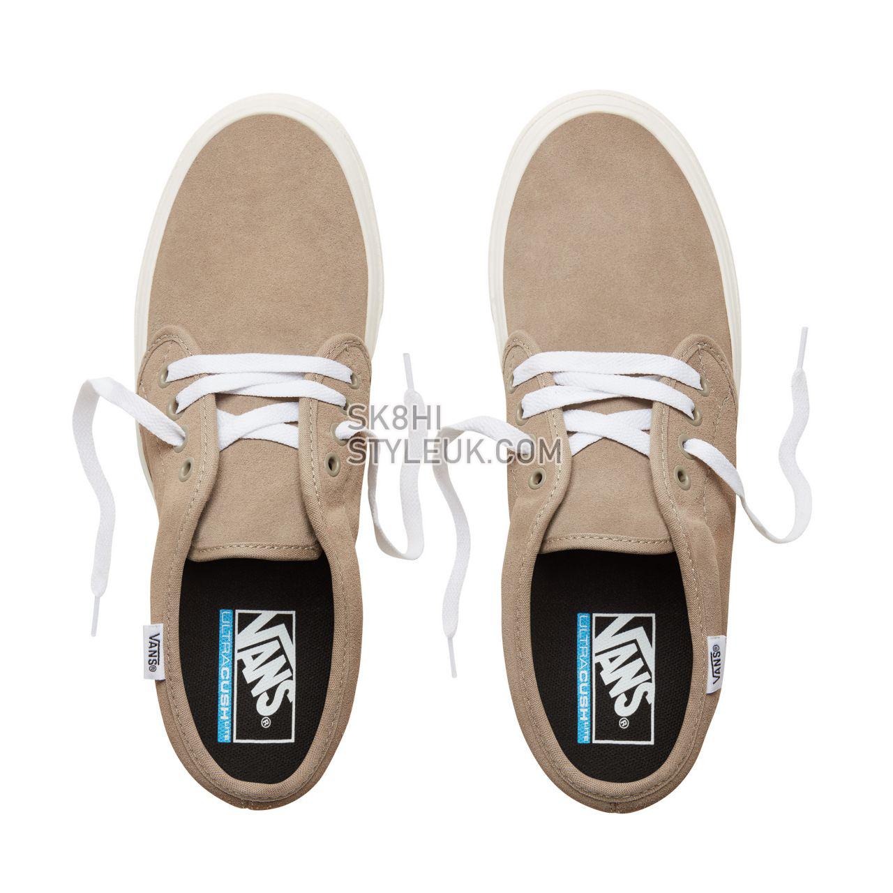 Vans Suede Chukka Lite Classic Mens Womens - (Suede) Desert Taupe/Marshmallow VA3TK9U71 Shoes