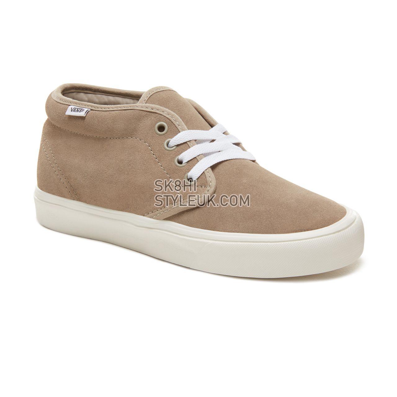 Vans Suede Chukka Lite Classic Mens Womens - (Suede) Desert Taupe/Marshmallow VA3TK9U71 Shoes