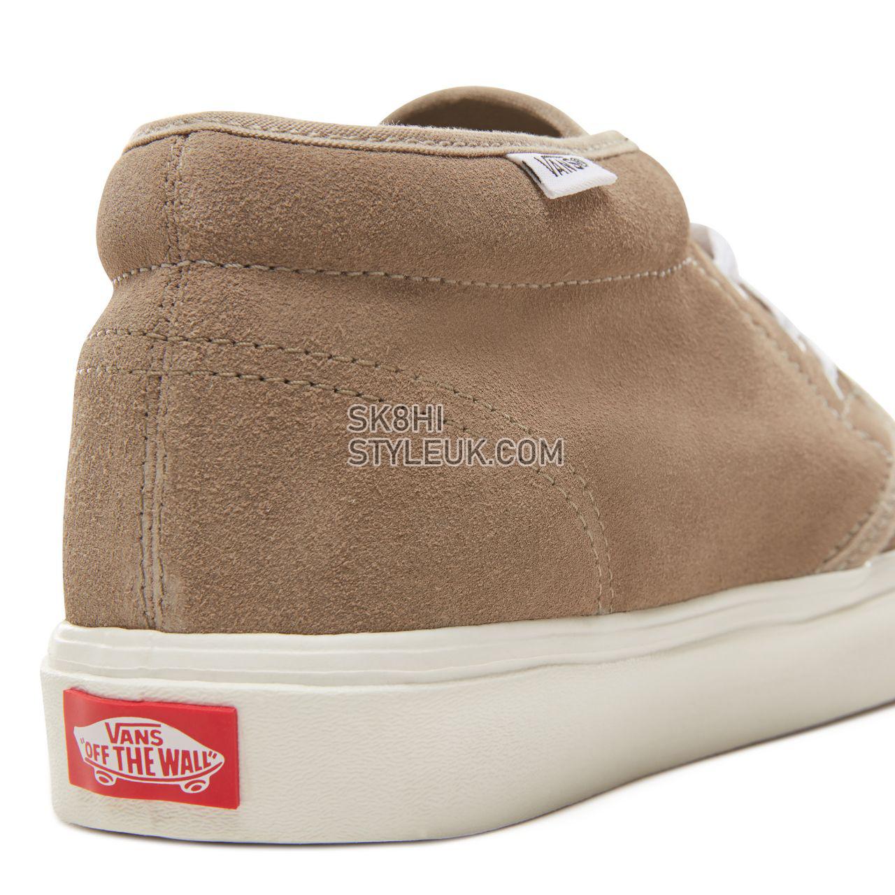 Vans Suede Chukka Lite Classic Mens Womens - (Suede) Desert Taupe/Marshmallow VA3TK9U71 Shoes