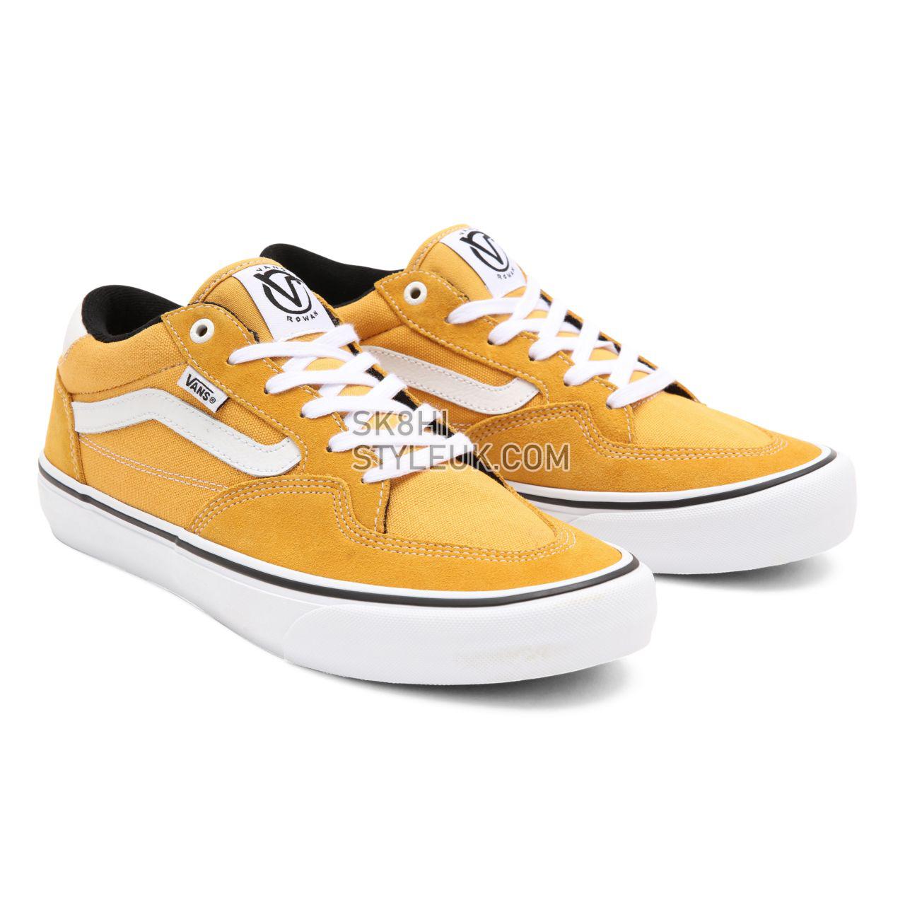 Vans Rowan Yellow Classic Mens Womens - Golden Glow VN0A5JICLSV Shoes