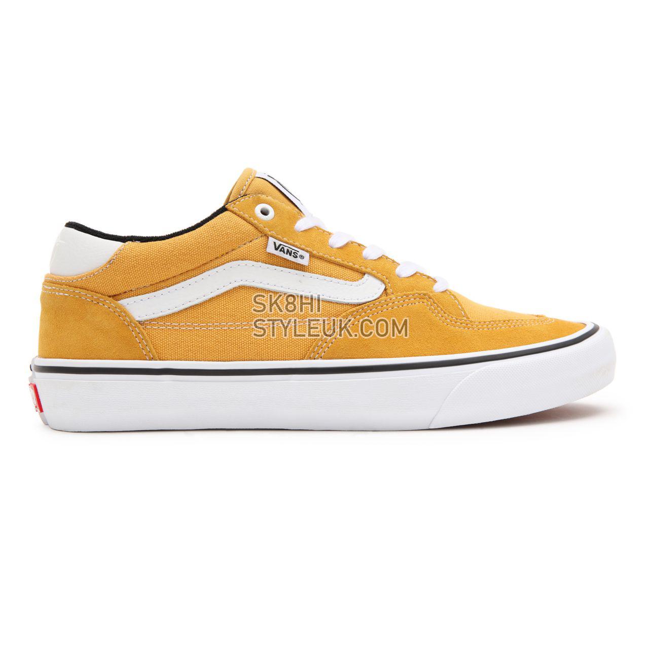 Vans Rowan Yellow Classic Mens Womens - Golden Glow VN0A5JICLSV Shoes