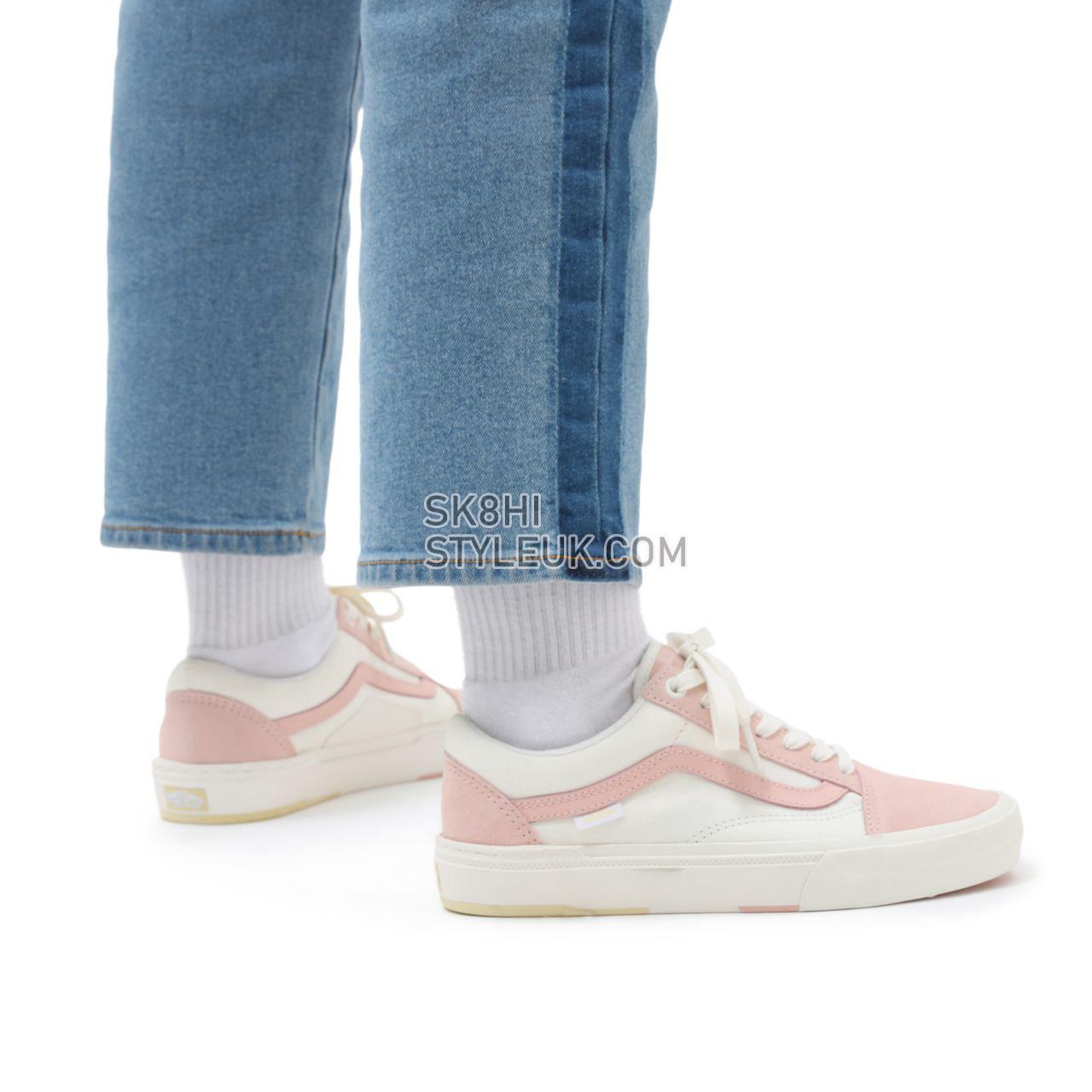 Vans BMX Old Skool White Classic Mens Womens - (Angie Marino) peach/marshmallow VN0A5JIP9BE Shoes