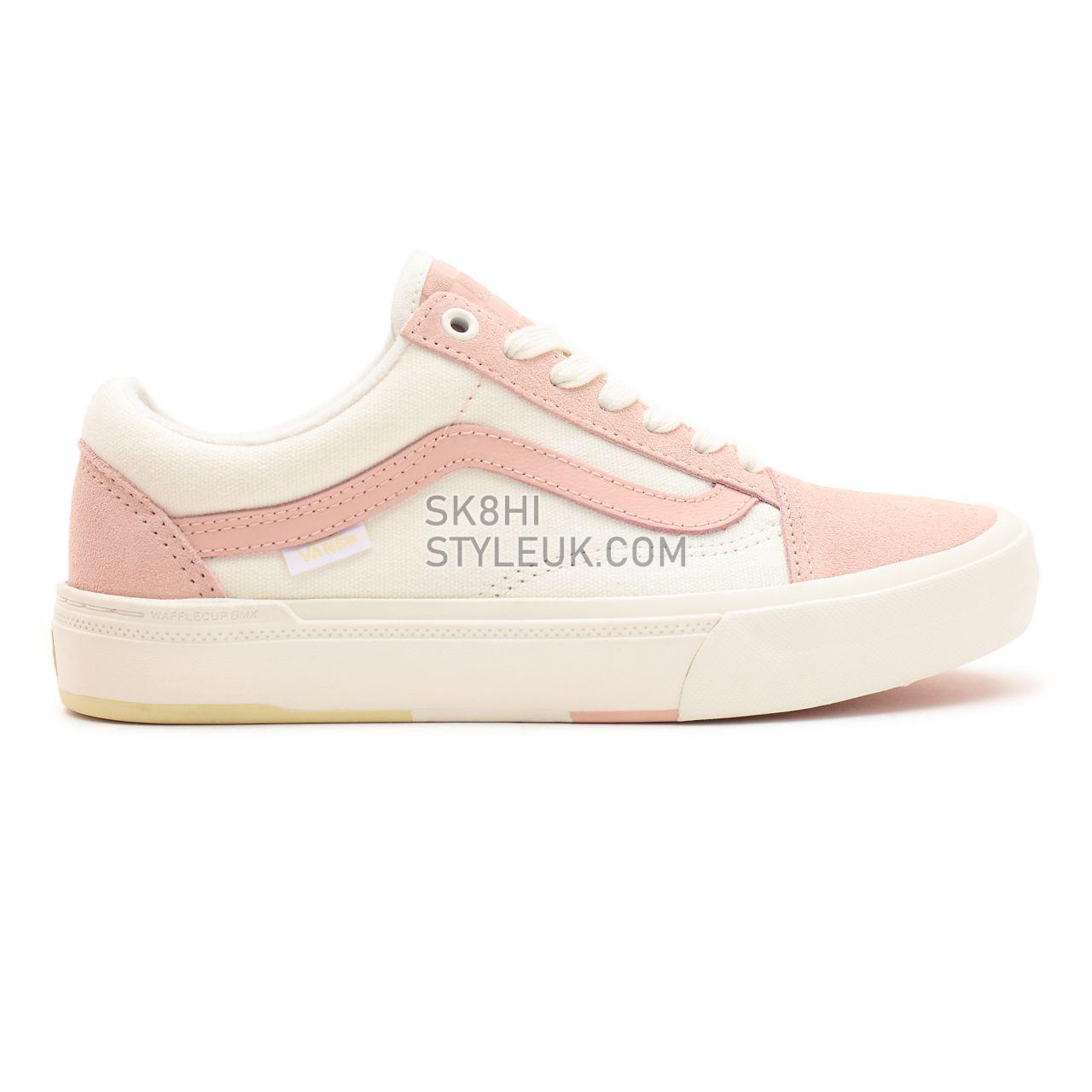 Vans BMX Old Skool White Classic Mens Womens - (Angie Marino) peach/marshmallow VN0A5JIP9BE Shoes