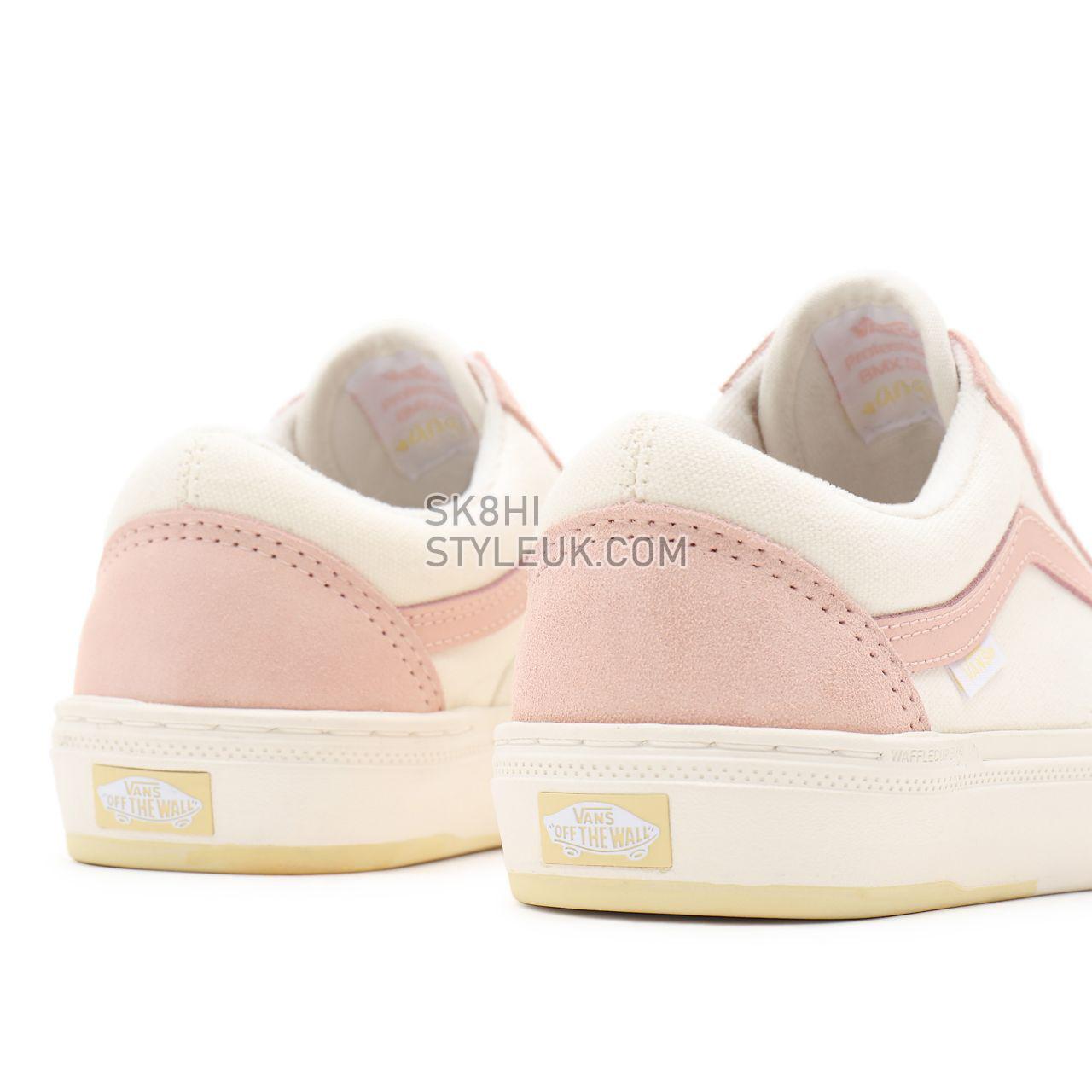 Vans BMX Old Skool White Classic Mens Womens - (Angie Marino) peach/marshmallow VN0A5JIP9BE Shoes