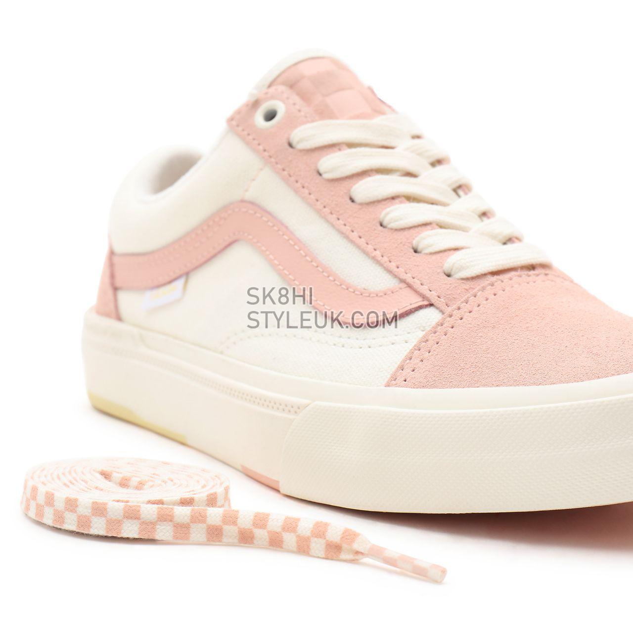 Vans BMX Old Skool White Classic Mens Womens - (Angie Marino) peach/marshmallow VN0A5JIP9BE Shoes