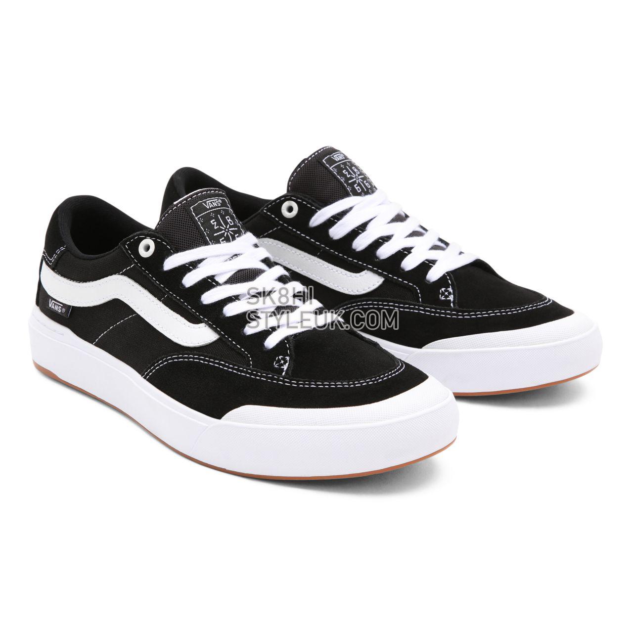 Vans Berle Black Classic Mens Womens - Black/White VN0A5JIJY28 Shoes