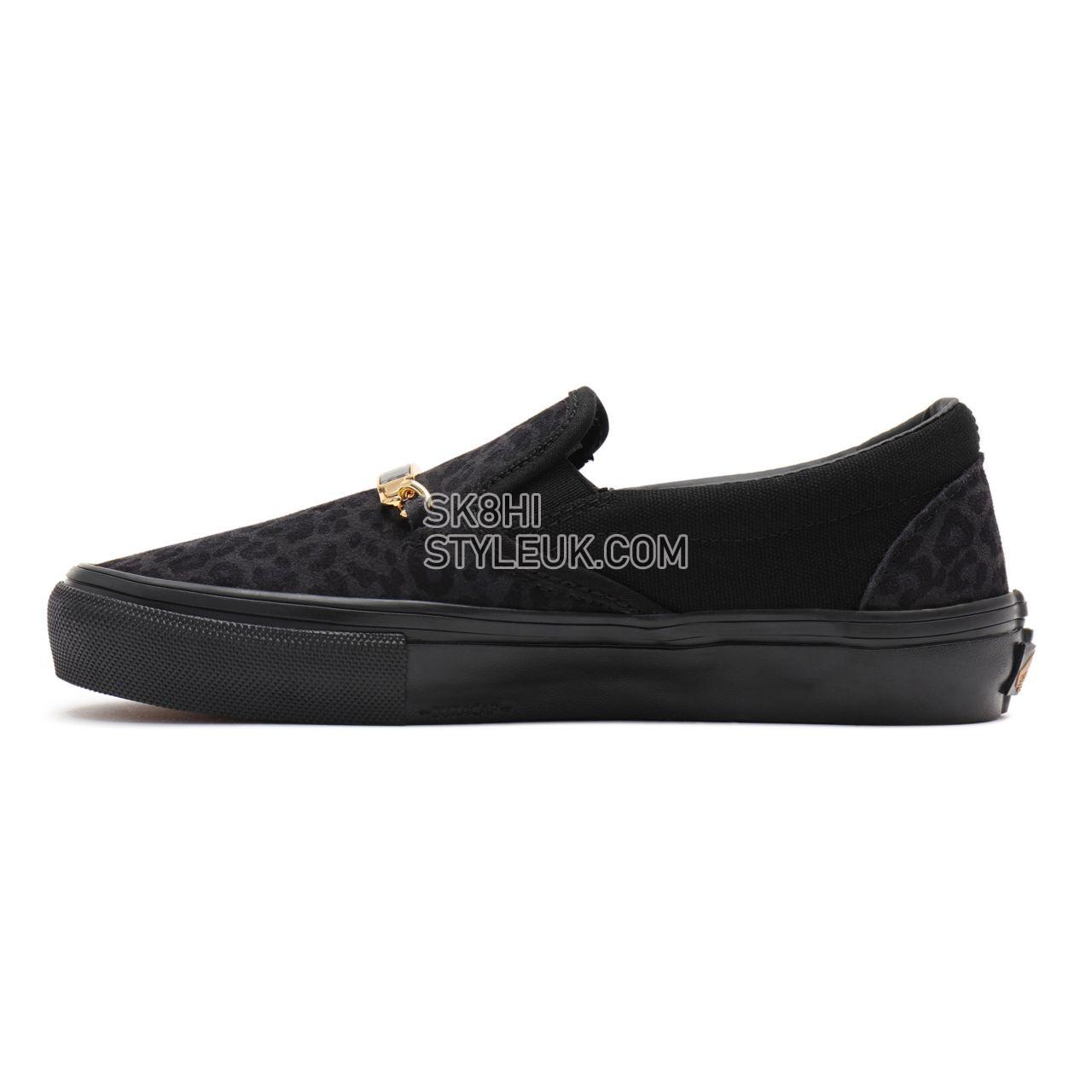 Vans Skate Slip-On Black Classic Mens Womens - (Cher Strauberry) cheetah VN0A5FCA9CY Shoes