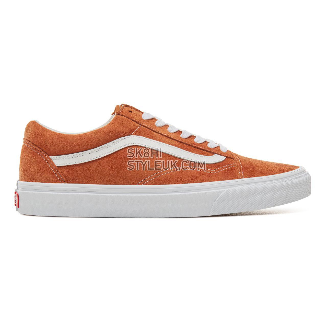 Vans Suede Old Skool Classic Mens Womens - (Pig Suede) Leather Brown/True White VA38G1U5K Shoes