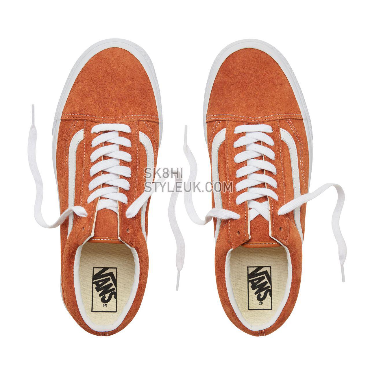 Vans Suede Old Skool Classic Mens Womens - (Pig Suede) Leather Brown/True White VA38G1U5K Shoes