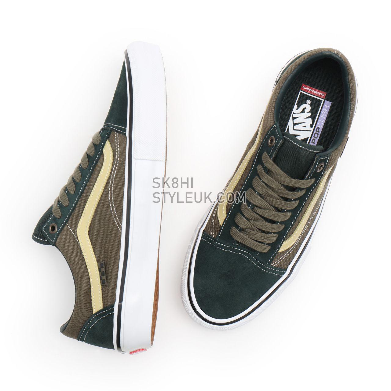 Vans Skate Old Skool Green Classic Mens Womens - scarab/military VN0A5FCB9CR Shoes