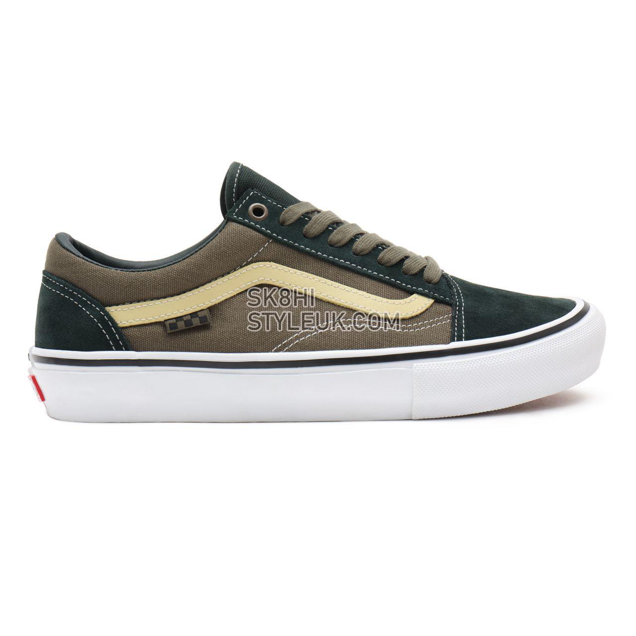 Vans Skate Old Skool Green Classic Mens Womens - scarab/military VN0A5FCB9CR Shoes