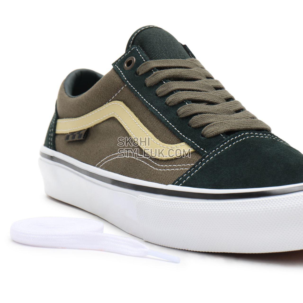 Vans Skate Old Skool Green Classic Mens Womens - scarab/military VN0A5FCB9CR Shoes