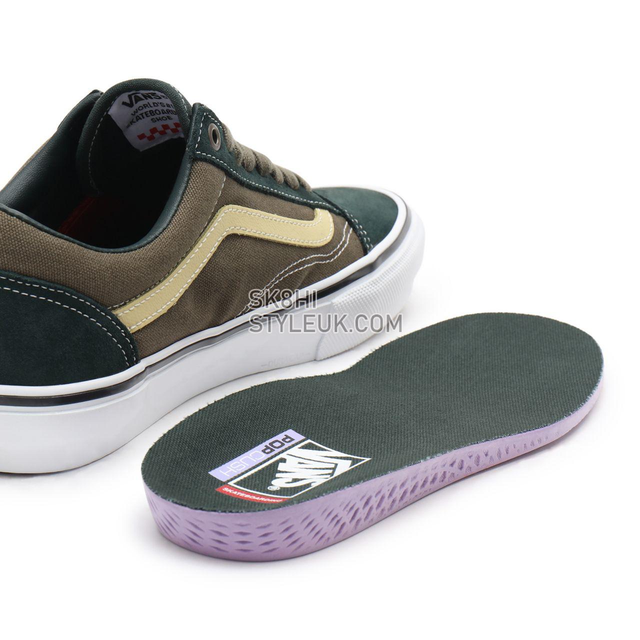 Vans Skate Old Skool Green Classic Mens Womens - scarab/military VN0A5FCB9CR Shoes