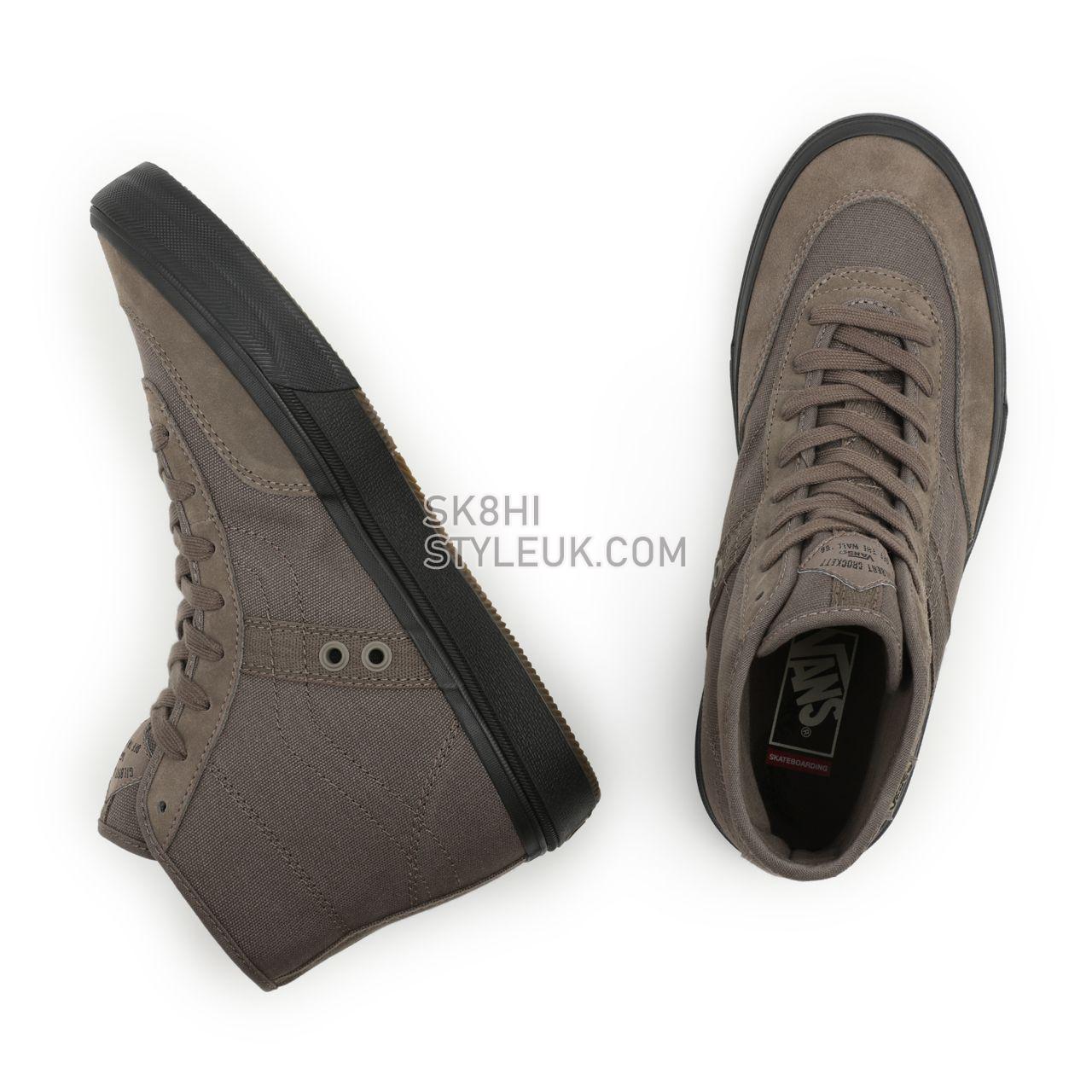 Vans x Gilbert Crockett High Skate Grey Classic Mens Womens - (Crockett) Bungee Cord/Black VN0A5JIG85C Shoes