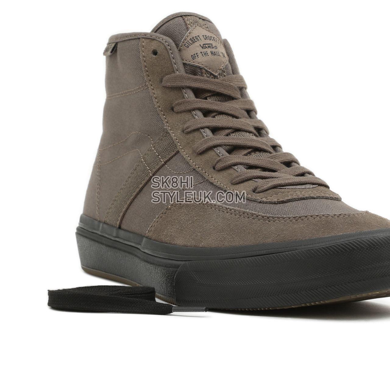 Vans x Gilbert Crockett High Skate Grey Classic Mens Womens - (Crockett) Bungee Cord/Black VN0A5JIG85C Shoes