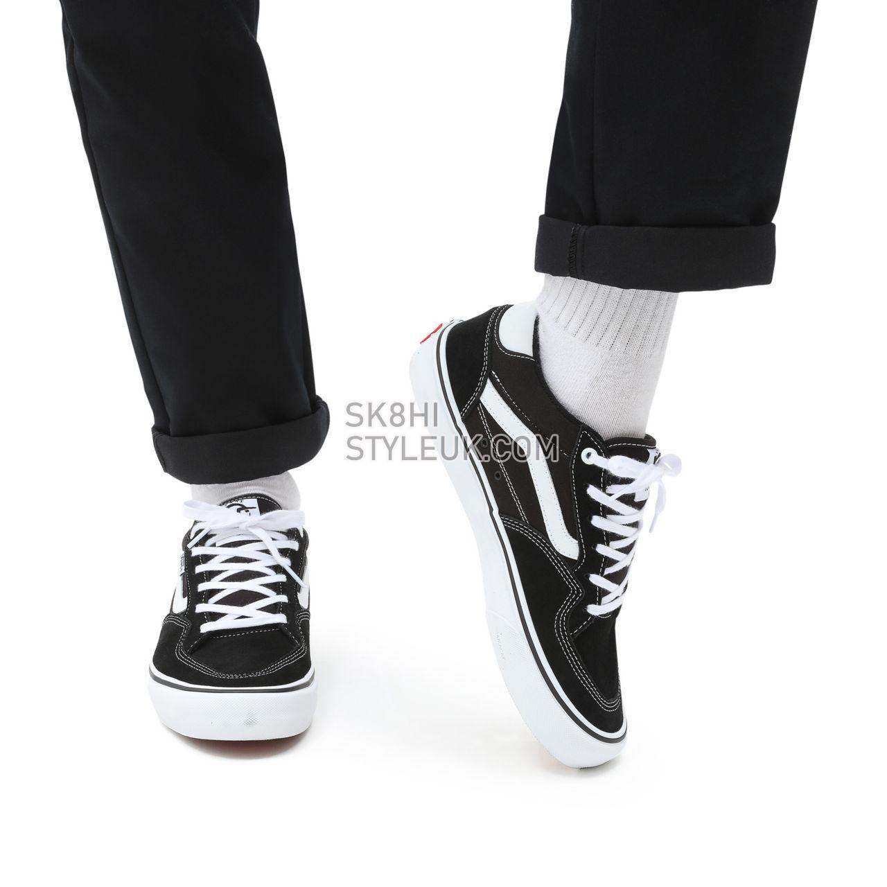 Vans Rowan Black Classic Mens Womens - Black-True White VN0A5JIC6BT Shoes