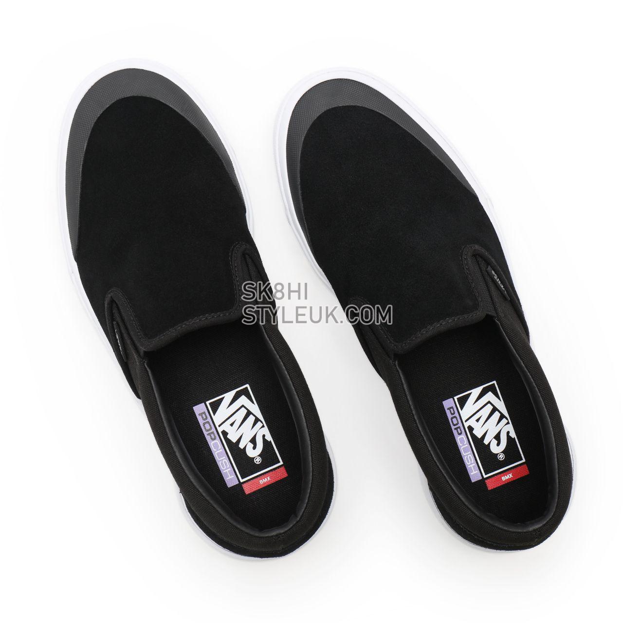 Vans BMX Slip-On Black Classic Mens Womens - black/gray/white VN0A5JIS9BG Shoes