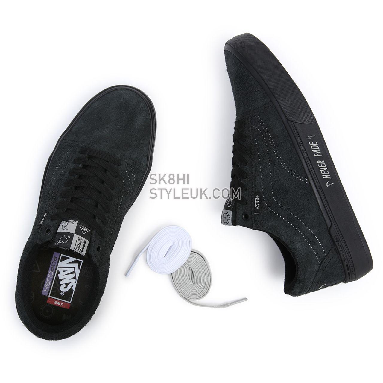 Vans x Cult BMX Old Skool Black Classic Mens Womens - (Cult) Black/Grey VN0A5JIPN42 Shoes