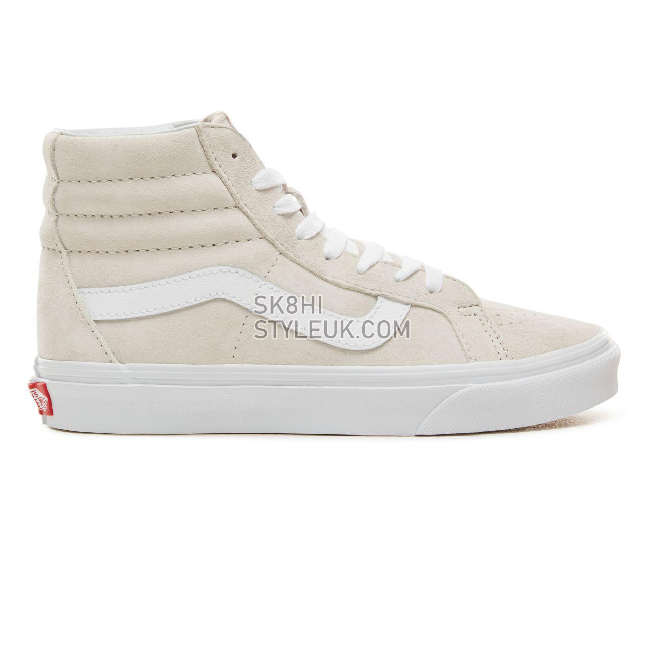 Vans Suede Sk8-Hi Reissue Classic Mens Womens - (Pig Suede) Moonbeam/True White VA2XSBU5L Shoes