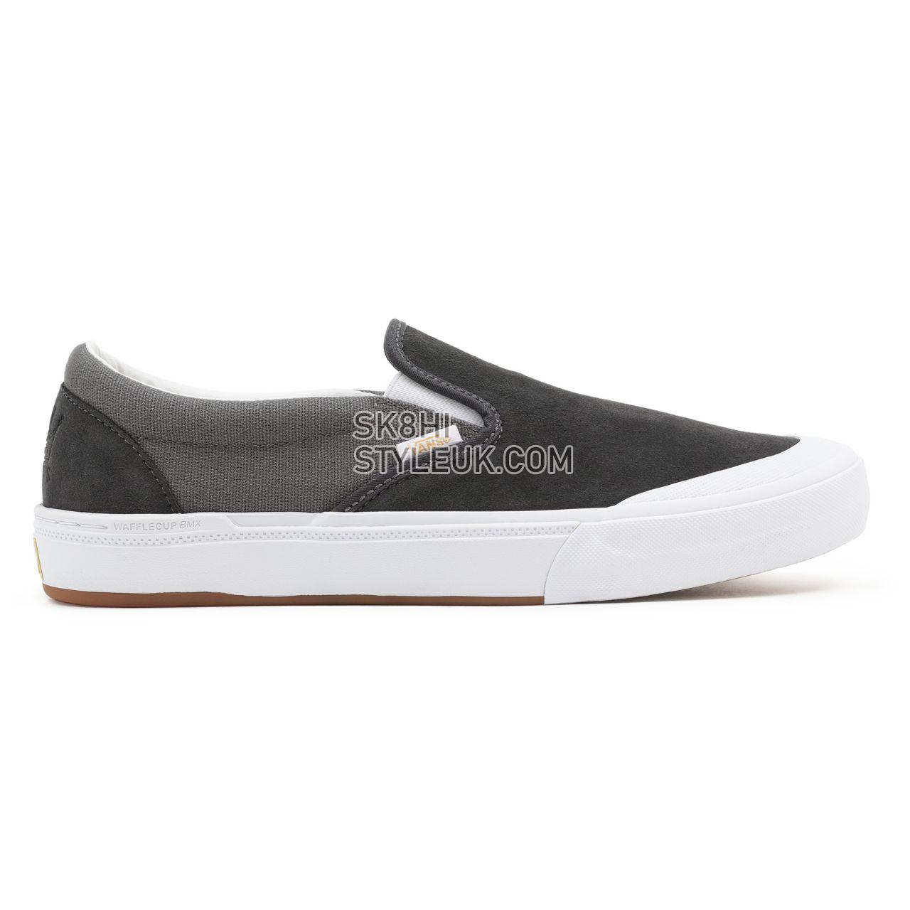 Vans X Dan Lacey BMX Slip-On Grey Classic Mens Womens - (Dan Lacey) Asphalt/Pewter VN0A5JIS83E Shoes