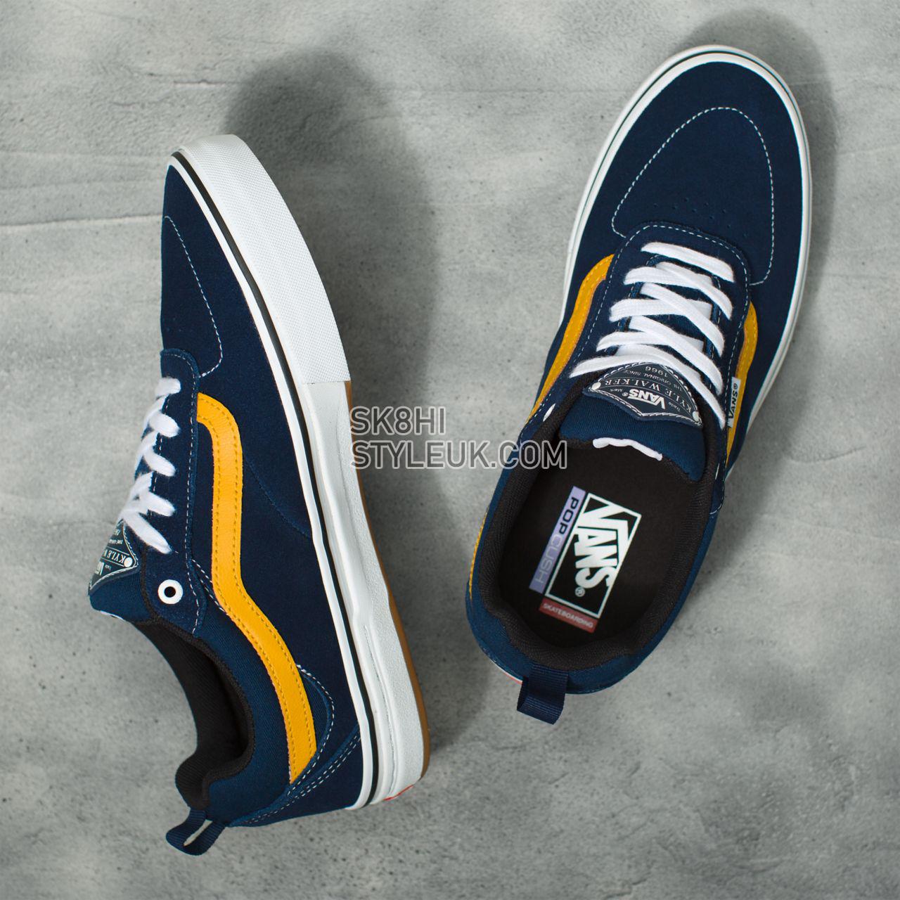 Vans Kyle Walker Blue Classic Mens Womens - navy/gold VN0A5JIENGL Shoes