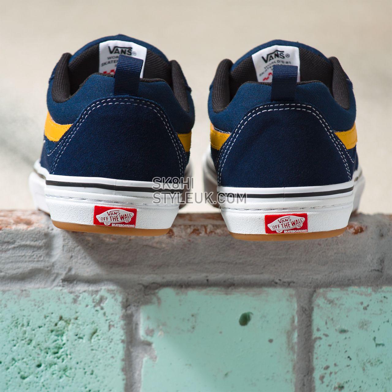 Vans Kyle Walker Blue Classic Mens Womens - navy/gold VN0A5JIENGL Shoes