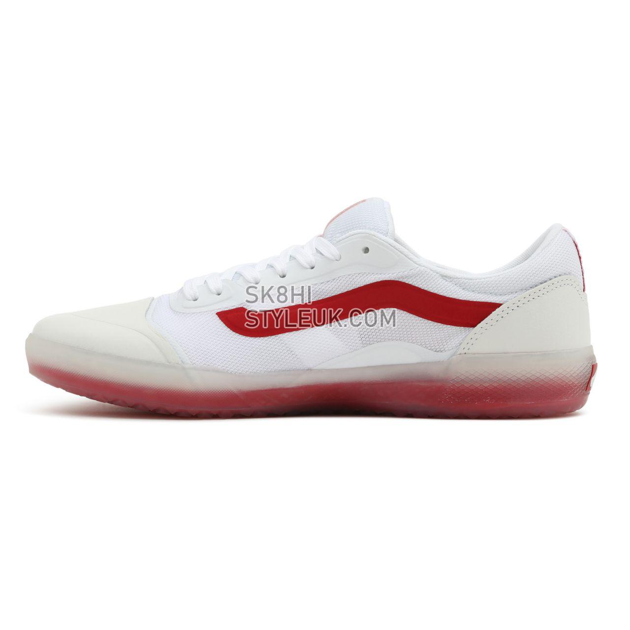 Vans Sport Leather Ave White Classic Mens Womens - (Sport Leather) Chili Pepper/White VN0A5JIB82E Shoes