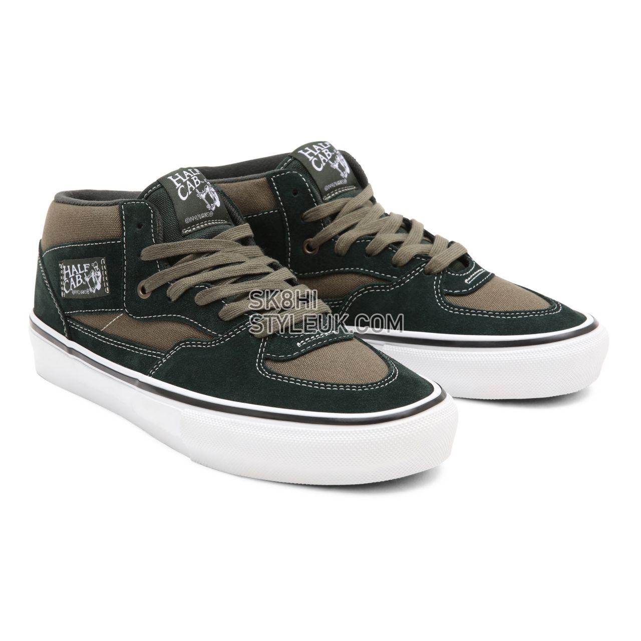 Vans Skate Half Cab Green Classic Mens Womens - scarab/military VN0A5FCD9CR Shoes