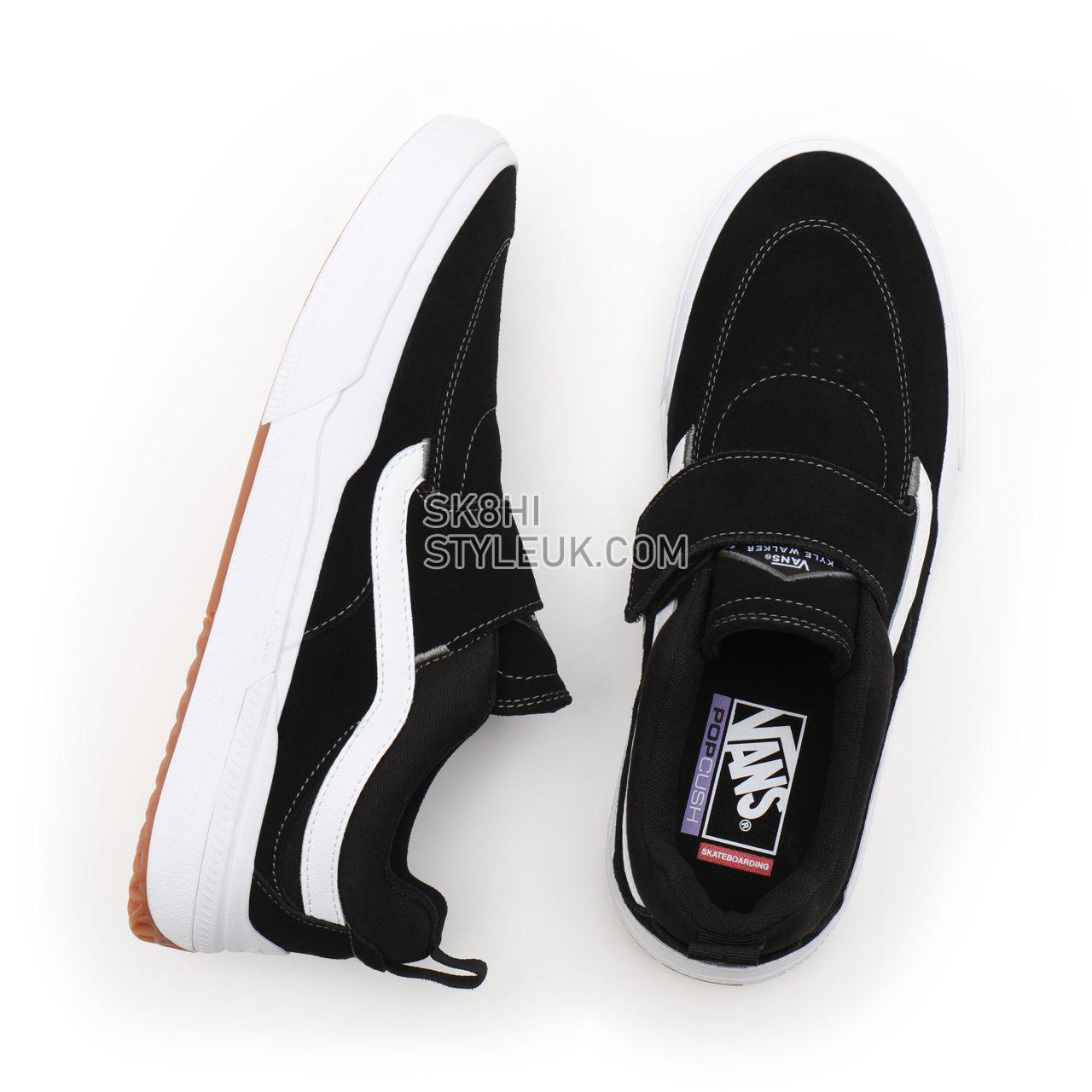 Vans Kyle 2 Black Classic Mens Womens - Black/White VN0A5JIDY28 Shoes