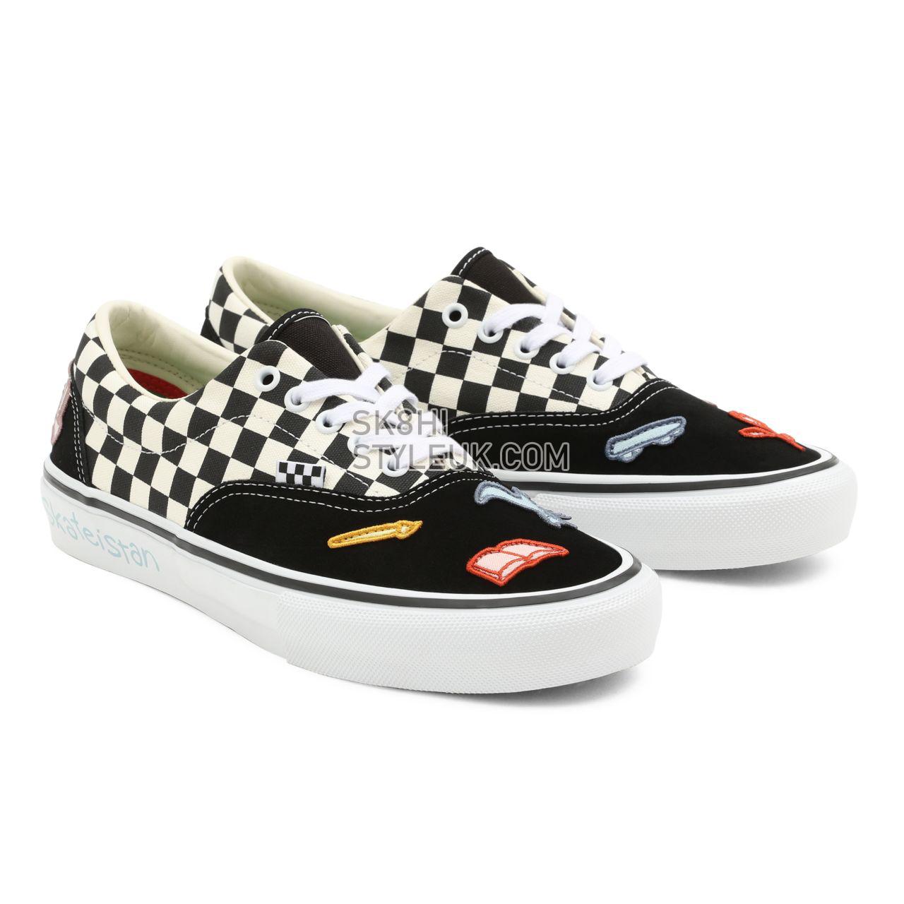 Vans x Skateistan Skate Era Black Classic Mens Womens - (Skateistan) Checkerboard VN0A5FC989C Shoes