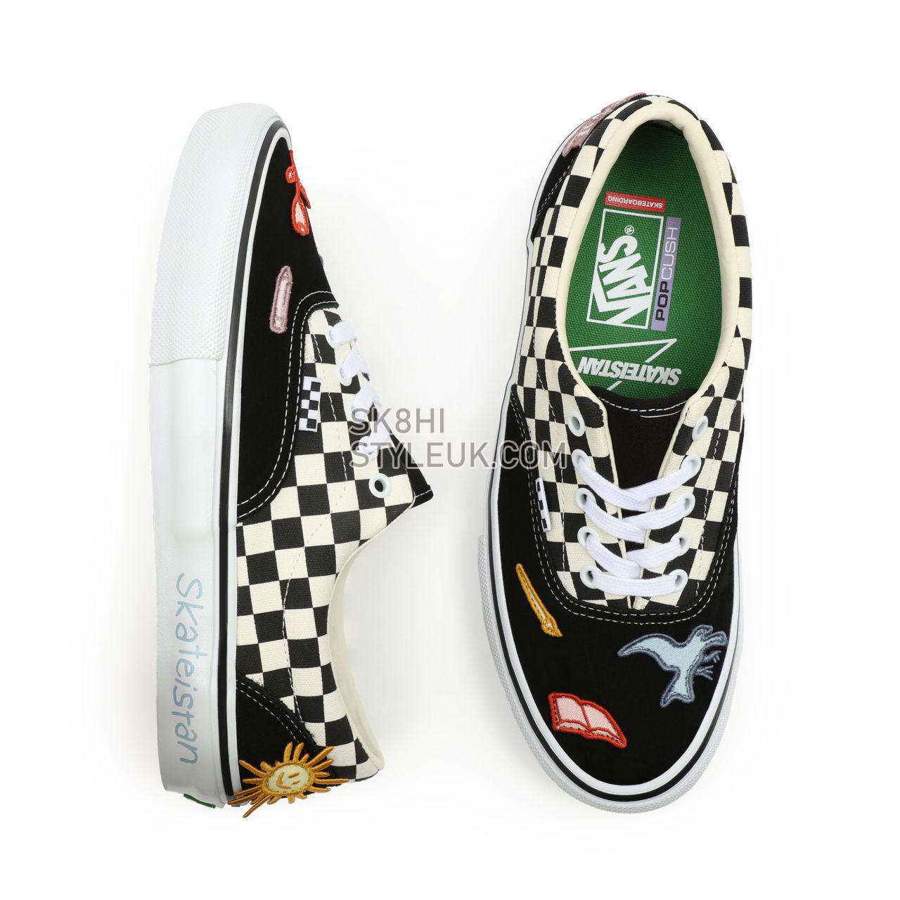 Vans x Skateistan Skate Era Black Classic Mens Womens - (Skateistan) Checkerboard VN0A5FC989C Shoes