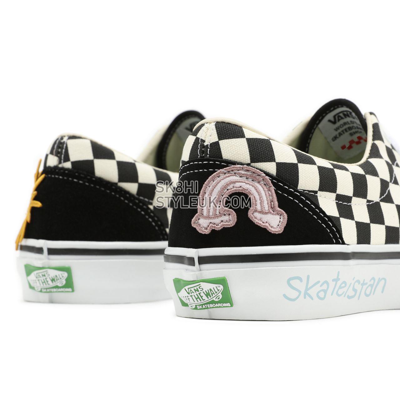 Vans x Skateistan Skate Era Black Classic Mens Womens - (Skateistan) Checkerboard VN0A5FC989C Shoes