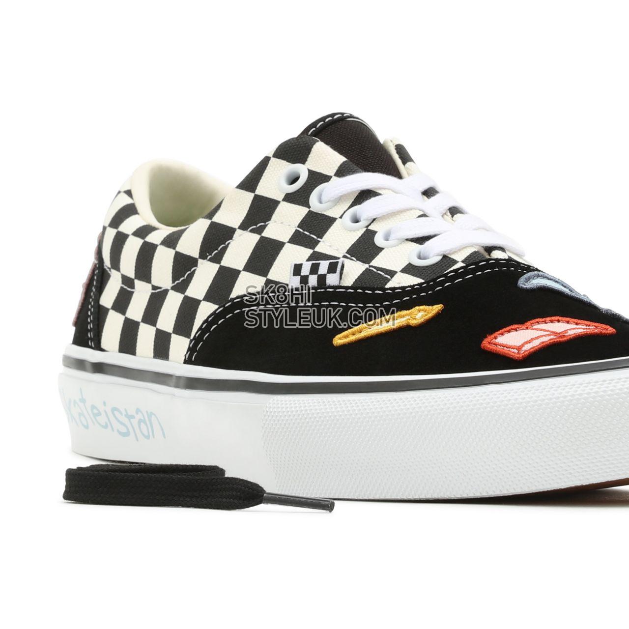 Vans x Skateistan Skate Era Black Classic Mens Womens - (Skateistan) Checkerboard VN0A5FC989C Shoes