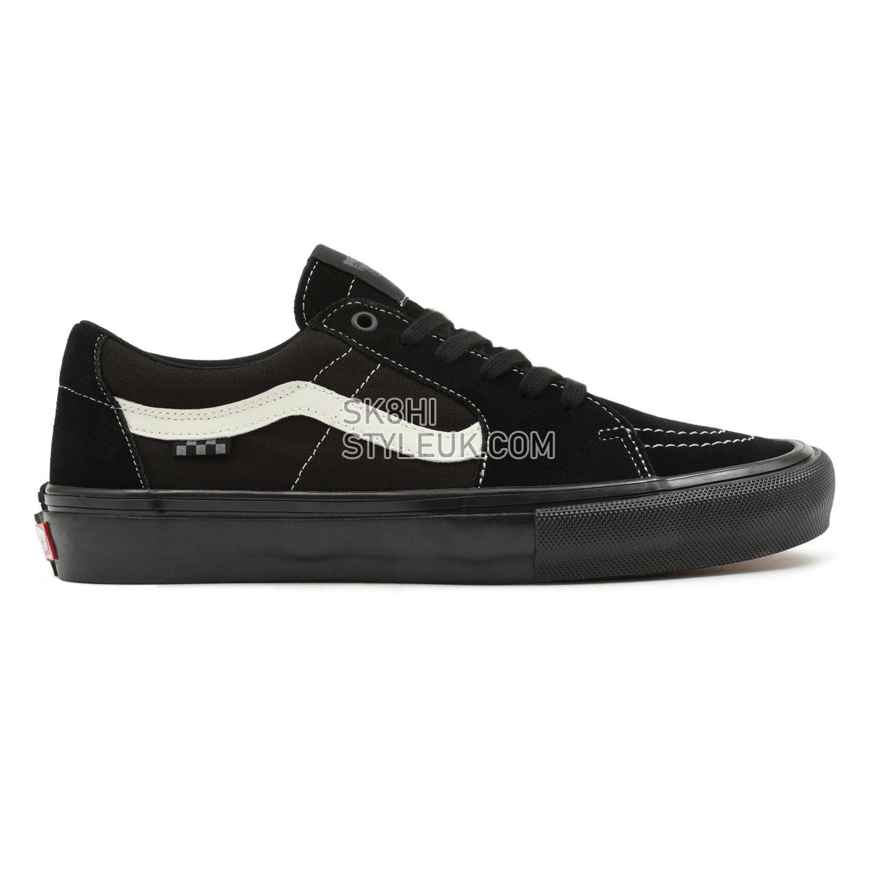 Vans Skate Sk8-Low Black Classic Mens Womens - Black/Marshmallow VN0A5FCF1KP Shoes