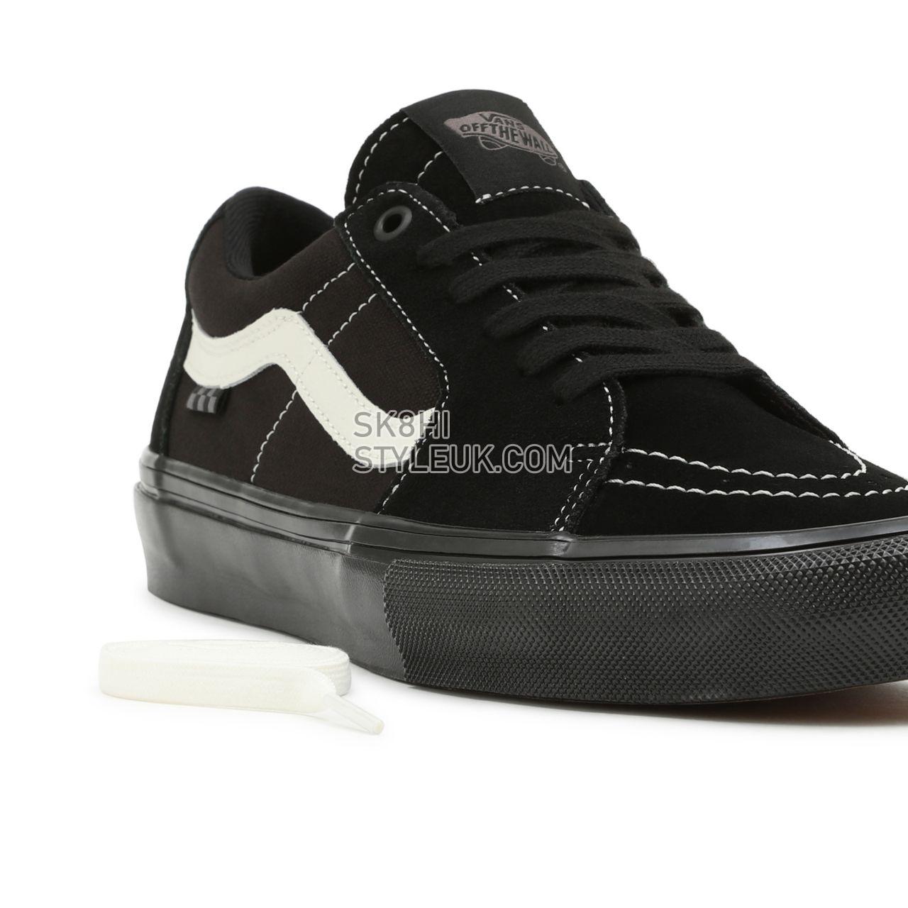 Vans Skate Sk8-Low Black Classic Mens Womens - Black/Marshmallow VN0A5FCF1KP Shoes