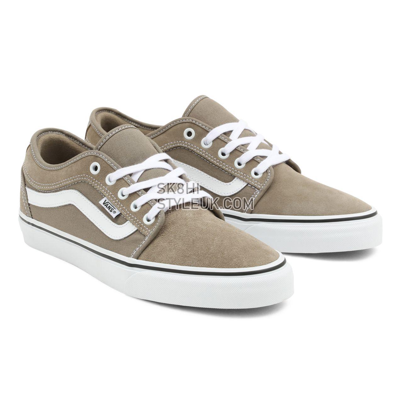 Vans Chukka Low Sidestripe Beige Classic Mens Womens - Timber Wolf/White VN0A5KQZ84M Shoes