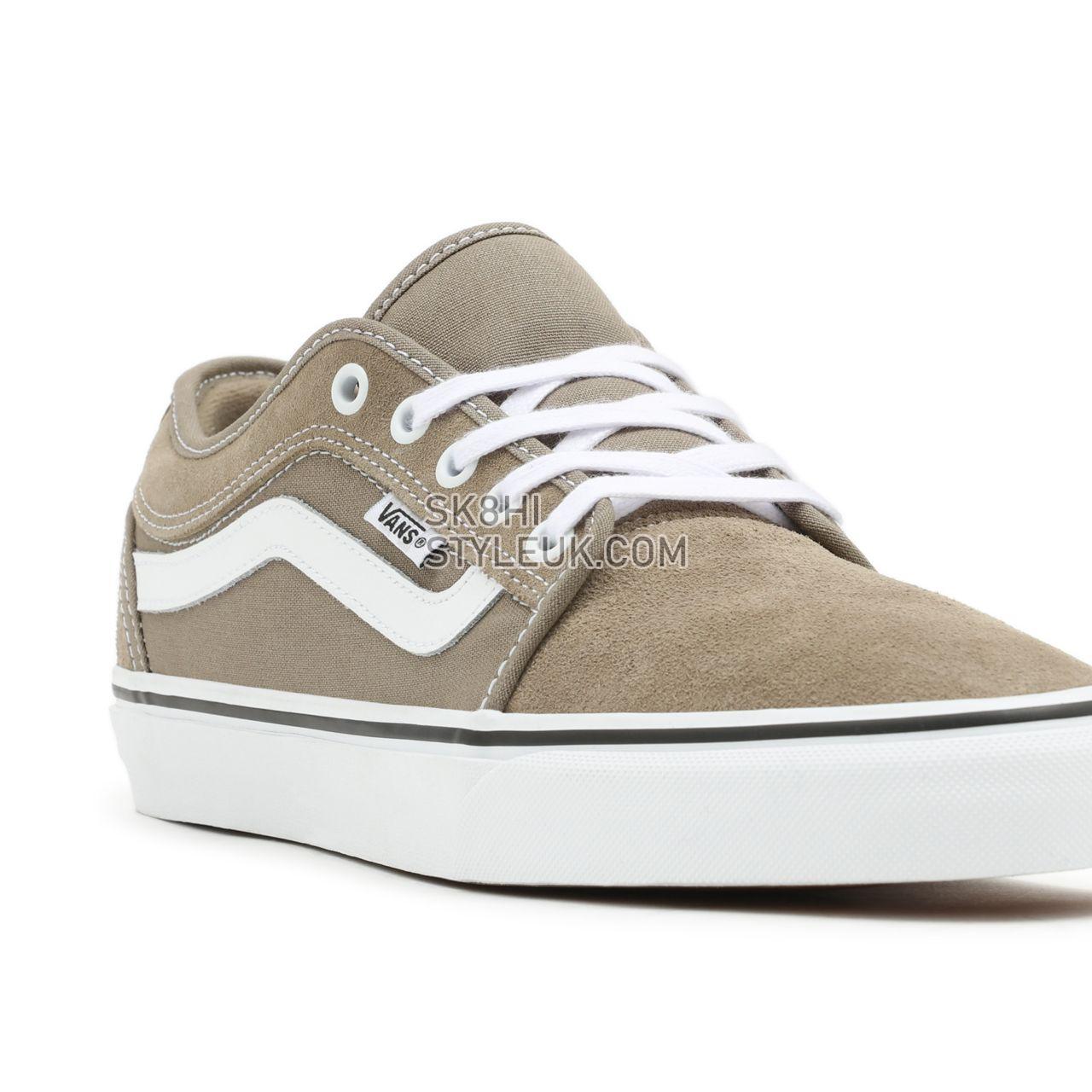 Vans Chukka Low Sidestripe Beige Classic Mens Womens - Timber Wolf/White VN0A5KQZ84M Shoes