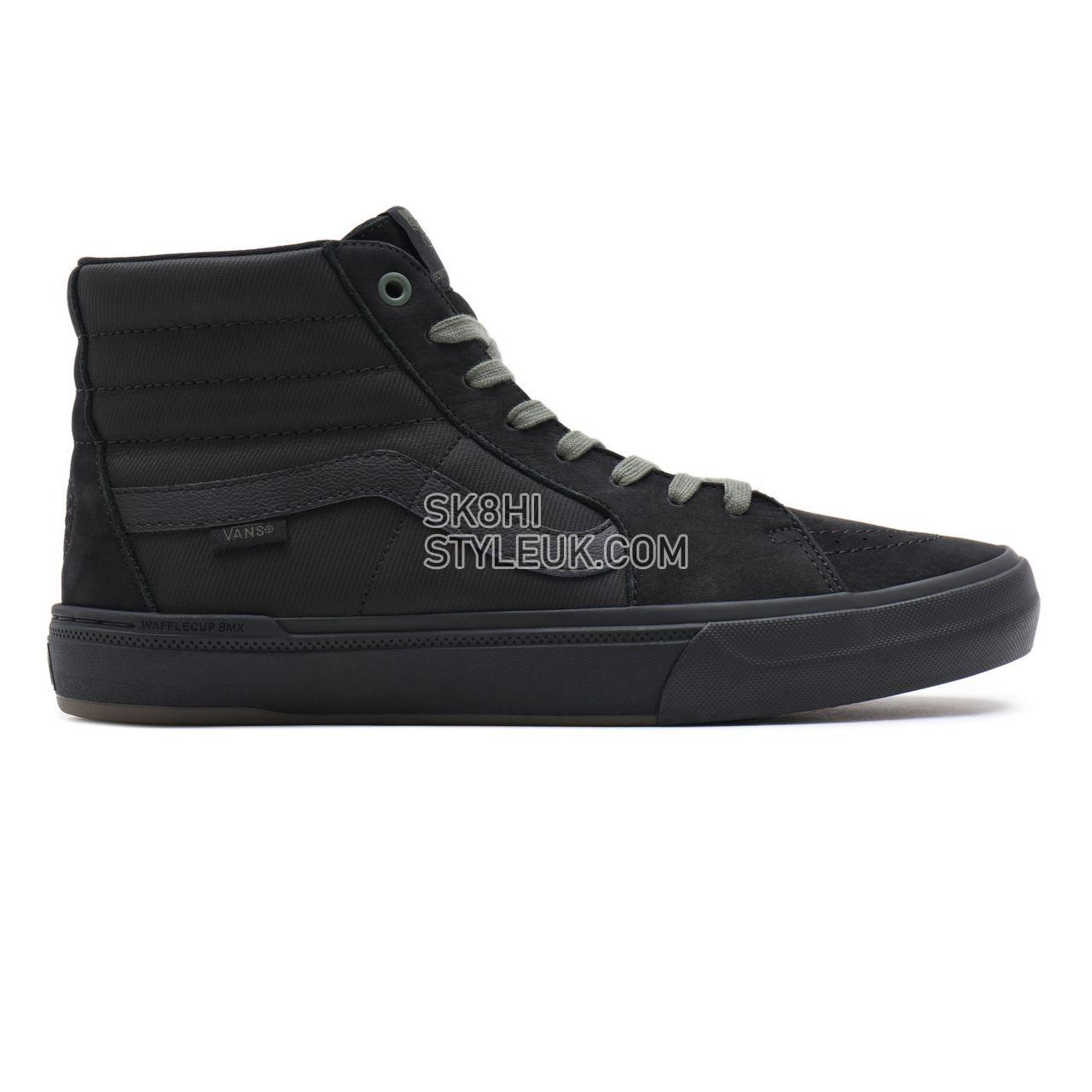 Vans BMX Sk8-Hi Black Classic Mens Womens - (Scotty Cranmer) black/thyme VN0A5JIQ9BH Shoes