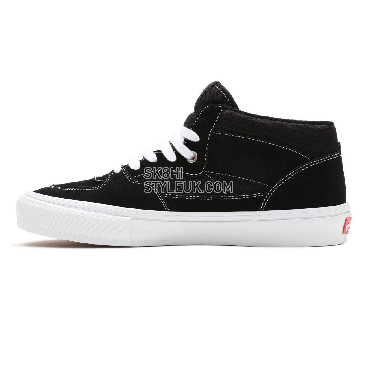 Vans Skate Half Cab Black Classic Mens Womens - Black/White VN0A5FCDY28 Shoes