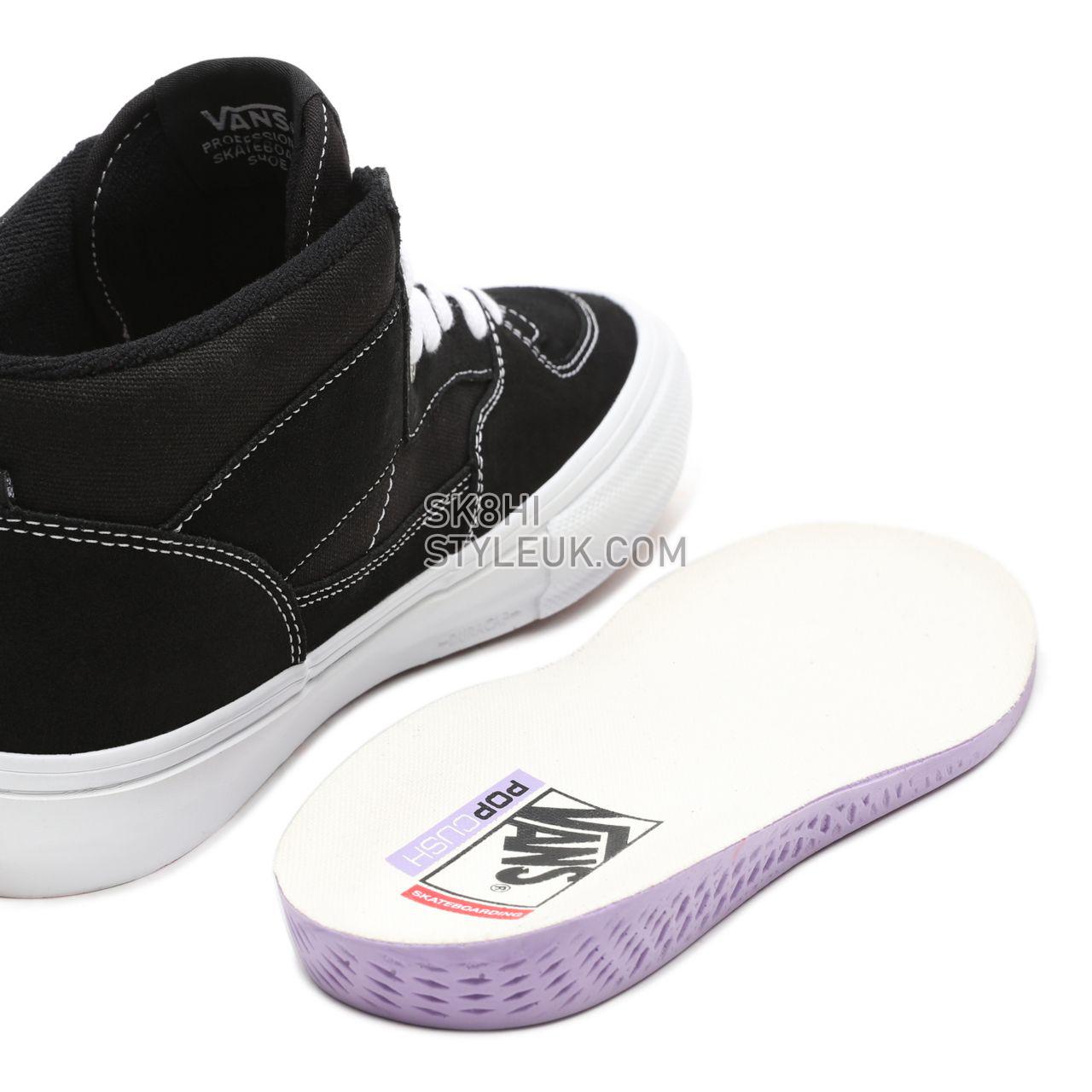 Vans Skate Half Cab Black Classic Mens Womens - Black/White VN0A5FCDY28 Shoes