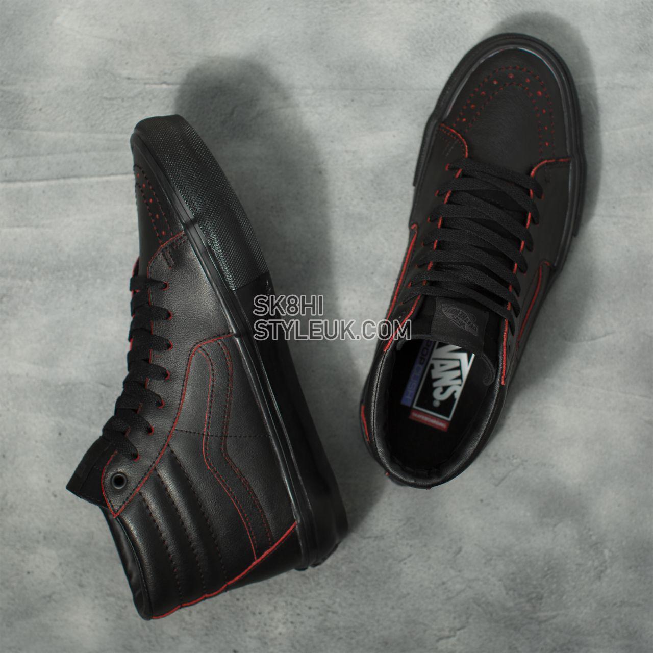 Vans Wearaway Skate Sk8-Hi Black Classic Mens Womens - (Wearaway) hot sauce VN0A5FCC9CX Shoes