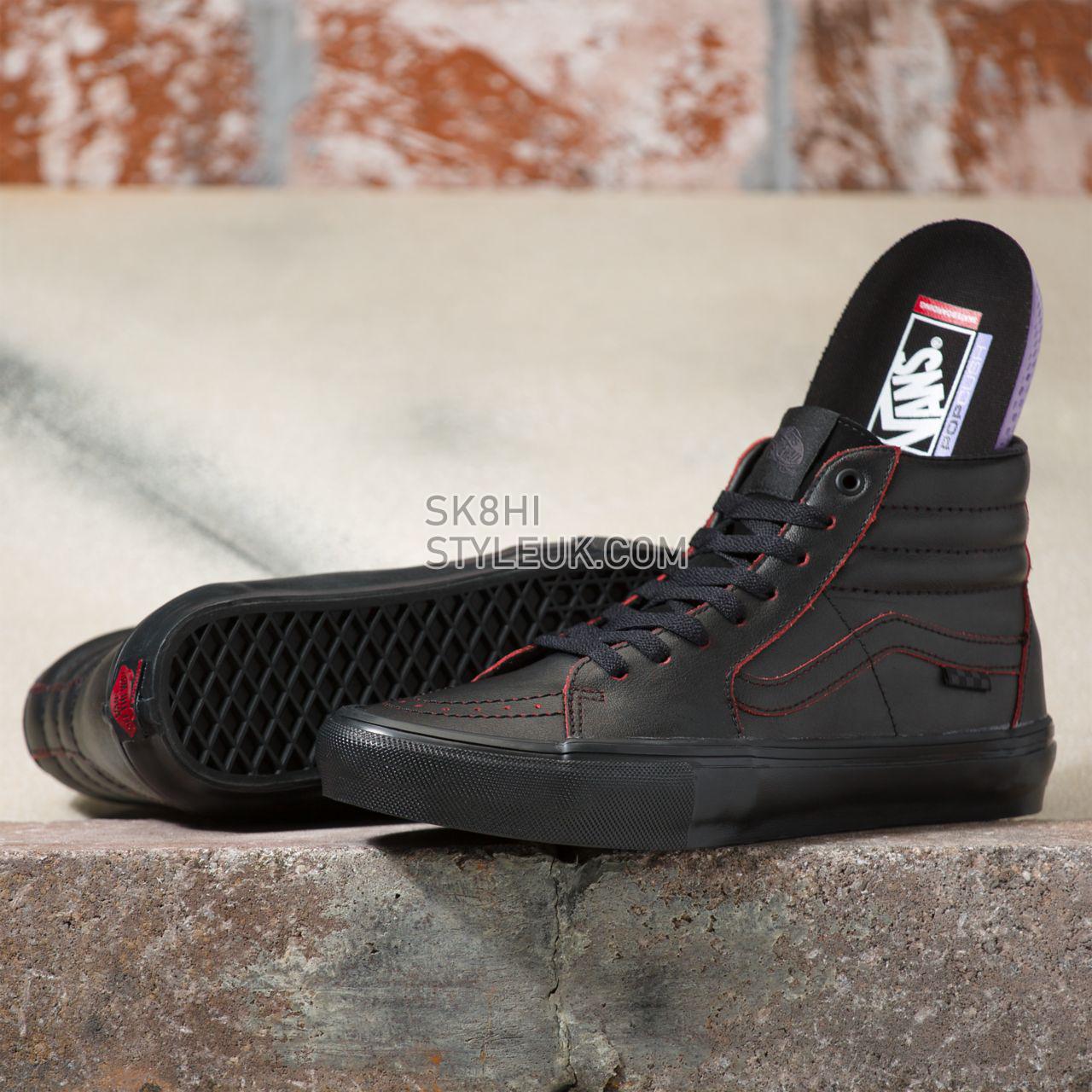 Vans Wearaway Skate Sk8-Hi Black Classic Mens Womens - (Wearaway) hot sauce VN0A5FCC9CX Shoes