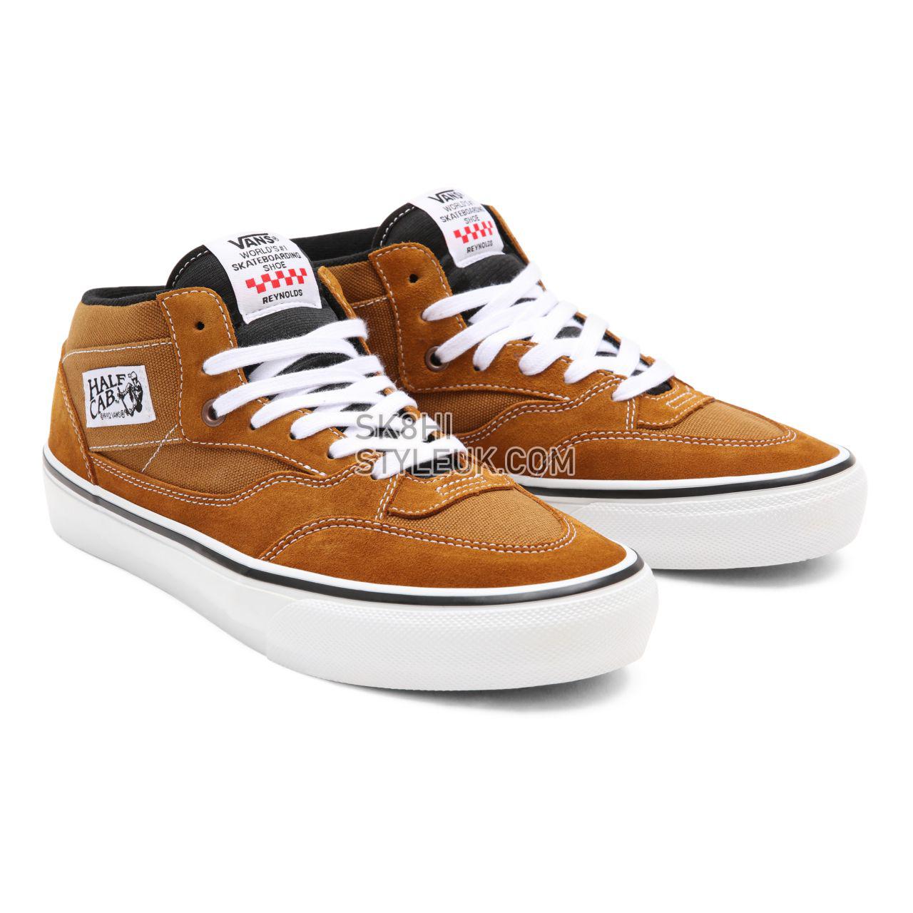 Vans Skate Half Cab 92 Brown Classic Mens Womens - (Reynolds) golden brown VN0A5KYA9CS Shoes