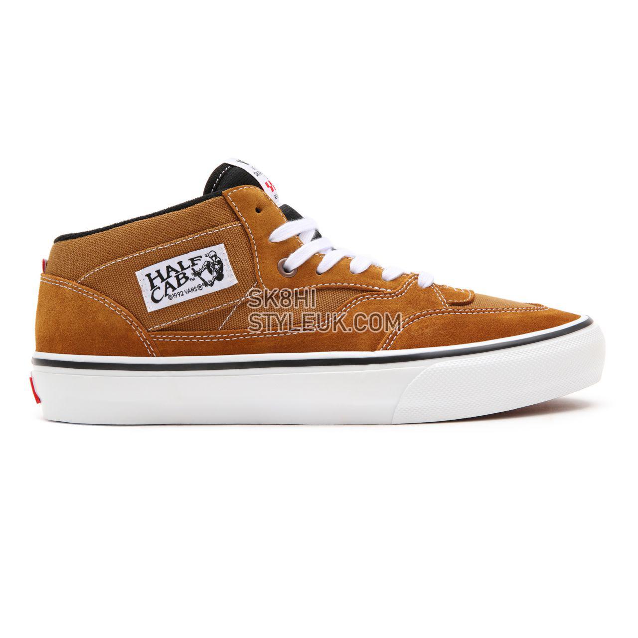 Vans Skate Half Cab 92 Brown Classic Mens Womens - (Reynolds) golden brown VN0A5KYA9CS Shoes