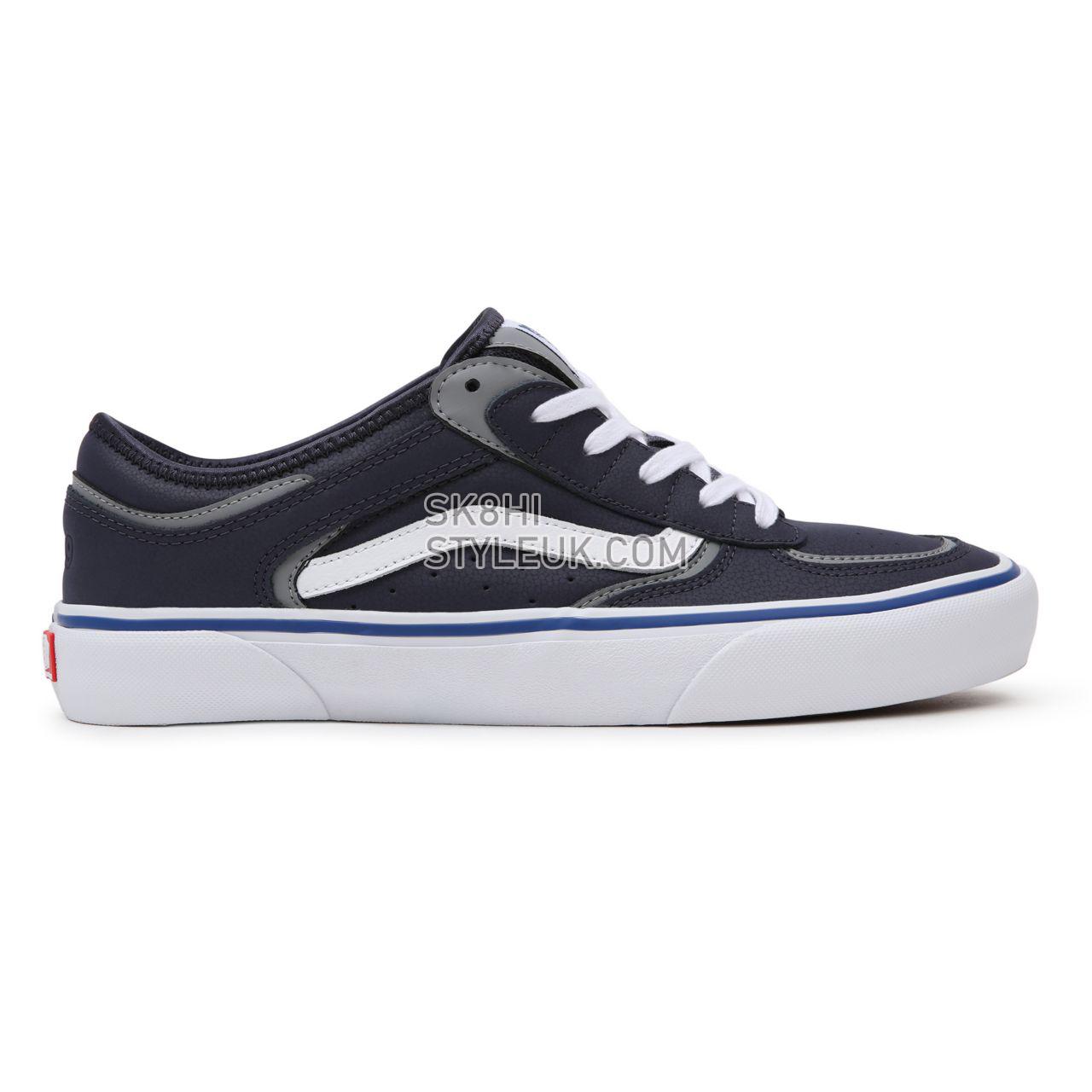 Vans Rowley Blue Classic Mens Womens - Navy/White VN0A5KQTNAV Shoes