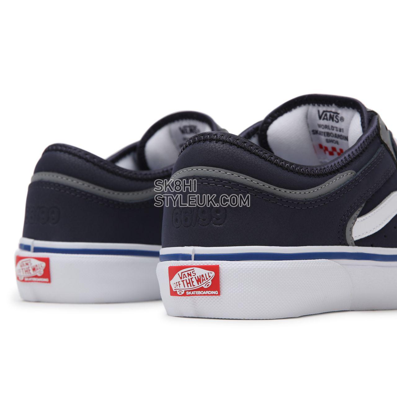 Vans Rowley Blue Classic Mens Womens - Navy/White VN0A5KQTNAV Shoes